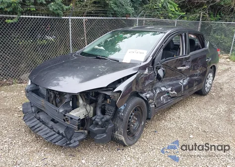 2014 Nissan Sentra Sv z USA, uszkodzony, nr VIN 3N1AB7AP2EY293953